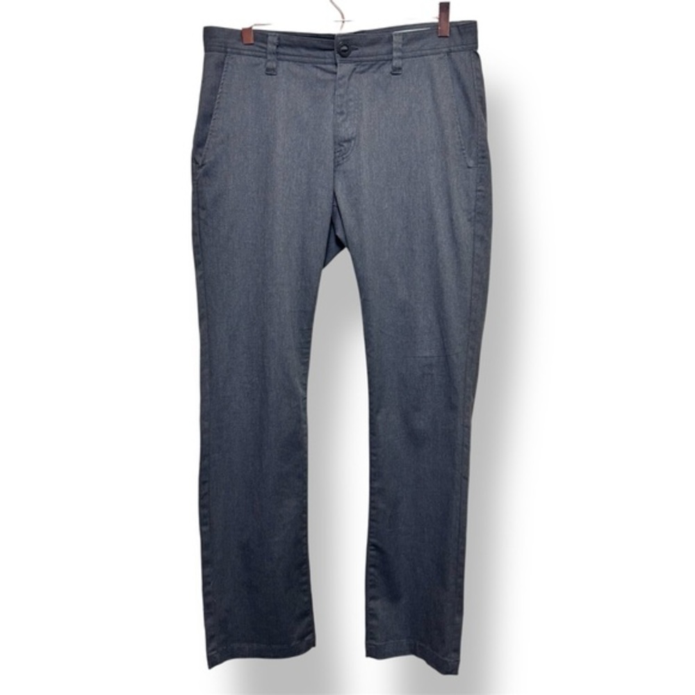 Volcom Gray Slim Fit Chino Pants 32x30 Stretch Skate Casual